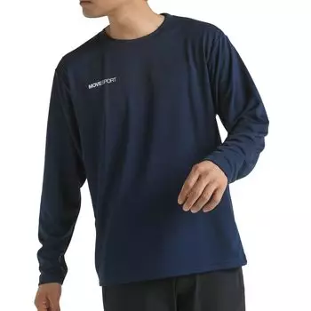 DESCENTE Long Sleeve Dry XO T-Shirt, Moisture-Wicking, Quick-Drying, Stretch, Training, One-Point Design, Innerwear, Unisex, Simple, NV00(ST4FLTZ0MB)