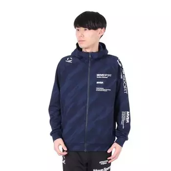 Descente SUNSCREEN All Over Pattern Graphic Jersey Full Zip Hoodie Cooling Function Stretch Jersey [Move Sports] Jersey/Cross Men s NV00(ST5SJG10M)