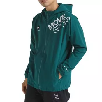 Descente SUNSCREEN TAIKYU Full Zip Hoodie Cooling Function Stretch Water Repellent Fade Resistant Training Running Green M [Move Sports] Jersey/Cross зелёный