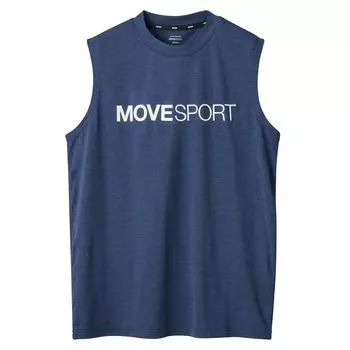 DESCENTE SUNSCREEN TOUGH Soft High Gauge Sleeveless Shirt NVM XO