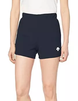 Descente Women s Half Pants, Volleyball, Sweat Absorbent, Quick Drying, Stretch, Practice, Classic, Club Activities, Team, NVY (DSP-6092WB), XO