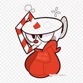 Desenhos Bonitinhos De Cuphead Cuphead Bendy And The I гладить на термопереносной печати виниловые нашивки наклейки для одежды DIY аппликации моющиеся нашивки