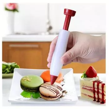 Десерт-декоратор, ручка, силиконовая форма, сахарная помадка, инструменты для украшения торта 1pcs