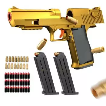 Desert Eagle игрушечный пистолет для выброса гильз, страйкбольный пистолет, мягкая пенопластовая пуля, оружие CS для мальчиков и девочек, игра-стрелялка, подарок на день рождения