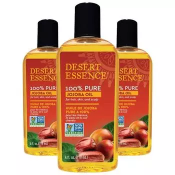 Desert Essence Чистое масло жожоба, 118 мл, 3 шт.