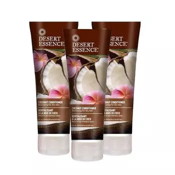 Desert Essence Coconut Conditioner, 237ml, 3 units