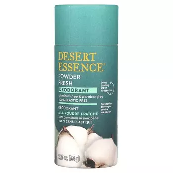 Desert Essence, deodorant, powder fresh, 63 g (2.25 oz)