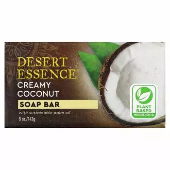 Desert Essence, Desert Essence, мыло, кремовый кокос, 5 унций (142 г)