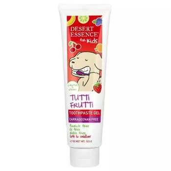 Desert Essence, Детская, Гелевая зубная паста, Tutti Frutti, 4,7 унции (133 г)