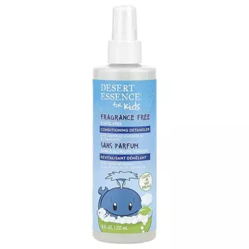 Desert Essence, Детский, Кондиционер для расчесывания волос, Без отдушек, 8 жидких унций (237 мл)