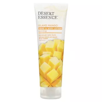 Desert Essence, Hand and Body Lotion, Island Mango, 8 fl oz (237 milliliters)