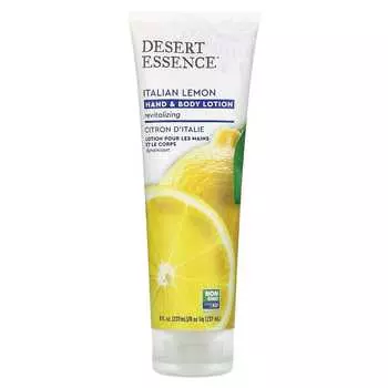 Desert Essence, Hand & Body Lotion, Italian Lemon, 8 fl oz (237 ml)