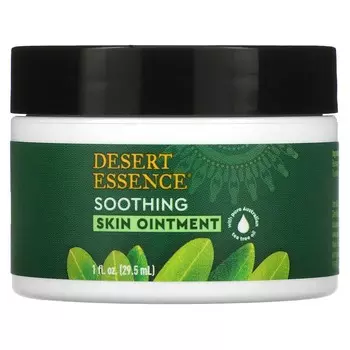Desert Essence, Мазь для кожи с маслом чайного дерева, 1 жидкая унция (29,5 мл)