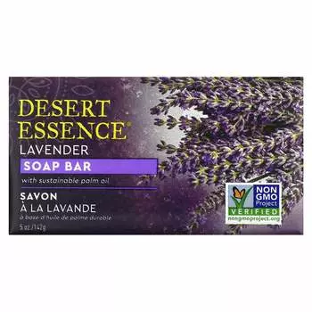 Desert Essence, мыло, лаванда, 5 унций (142 г)