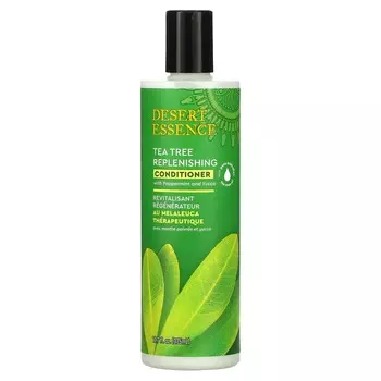 Desert Essence, Восстанавливающий кондиционер с маслом чайного дерева, 12,9 жидких унций (382 мл)