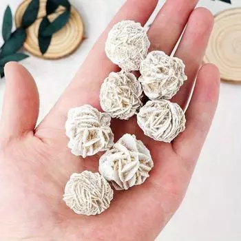 Desert Rose Crystal Gypsum Rose Love Stone Sand Desert Rose Настольное украшение Образовательный коллекционный минеральный образец Главная 1pcs