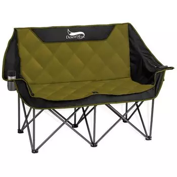 DesertFox Кемпинг на открытом воздухе для 2 компактных диванов, парных кресел, развитой емкости для стаканов, охладителя, в комплекте легкая сумка для хранения, удобная для занятий спортом