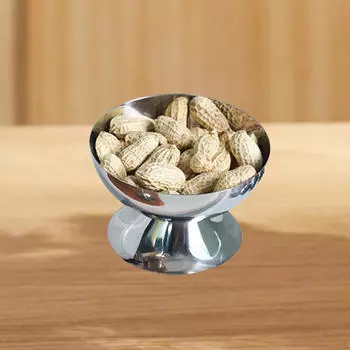 Десертная чаша на устойчивой ножке, круглая сервировочная чашка для мороженого, молочных коктейлей, салатов Height 11cm