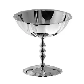 Десертная чашка из нержавеющей стали, ретро миски для мороженого, элегантные сервировочные чаши для сорбета и мусса, кухонные принадлежности для дома 200ML серебряный