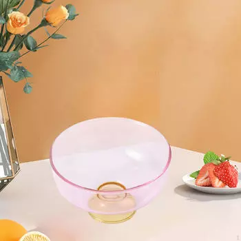Десертная чашка, ваза с фруктами, парфе, мороженое для праздничной вечеринки, пикника, приготовления кухни Pink