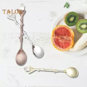 Десертная ложка в королевском стиле, сейф, широкое использование, высокое качество, кофе, чай, мини-мороженое, десертная хрустальная ложка, украшение стола