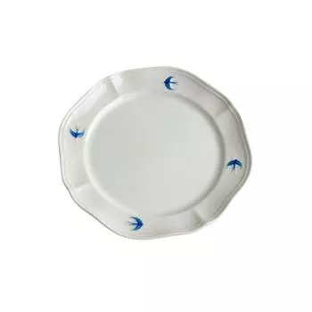 Десертная тарелка Бытовая посуда Высокотемпературные устойчивые украшения белый