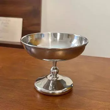 Десертная тарелка, фруктовый салатник, чашка из нержавеющей стали style A