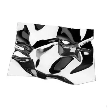 Десертная тарелка, поднос для хранения еды, нержавеющая сталь, фруктовый салат для ресторанной выпечки Argent