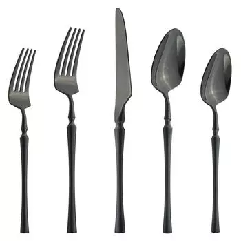 Десертная вилка, кофейная ложка, набор столовой посуды, зеркало, набор столовых приборов из нержавеющей стали 304, посуда, кухонная посуда для семейной вечеринки, столовое серебро серебряный