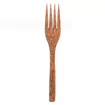 Десертные деревянные вилки Столовые приборы Натуральная вьетнамская деревянная вилка Многоцелевая деревянная вилка