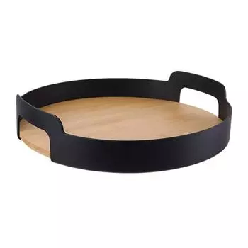 Десертный стабильный бамбуковый поднос для гостиной в скандинавском стиле для сервировки, многофункциональная кухонная тарелка для домашнего хранения фруктов one size