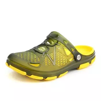 Дешевые мужские сандалии, водная обувь Sandalia Masculina, новые мужские сандалии, летние шлепанцы, тапочки, мужская повседневная пляжная обувь для отдыха на природе884 38 синий