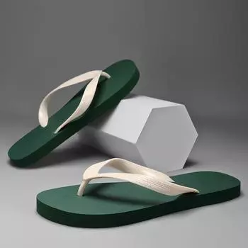 Дешевые Распродажа Шлепанцы мужские легкие плоские тапочки для мужчин нескользящие праздничные пляжные тапочки мужские летние шлепанцы chanclas de hombre 39