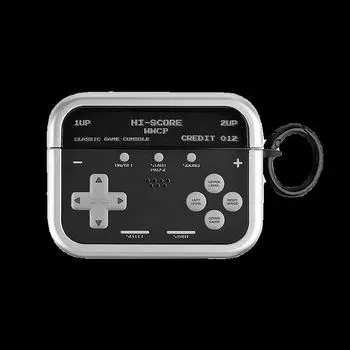 Design Applicable to Apple AirPods/2/4 Generation Silver Black New 3 Generation Pro 2 Generation Bluetooth Separates Soft Case Protective Cover Apple AirPods Game machine