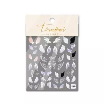 Design Diverse styles 3D Angel Wings Nail Sticker Nail Decorations Manicure Tool Nail Art Decal A