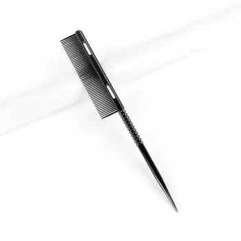 Design Rat Tail Aluminium Styling Comb Professional Barber Heat Resistant Men Hair Combs Salon Hairdresser Tools For Women