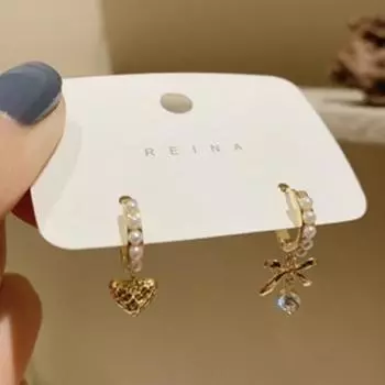 Design Sense Love Earrings Women S Early Spring Premium Bow Diamond Year Tide Ear Buckle Earrings