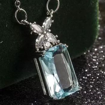 Design Zircon Pendant Necklace, Simple Temperament, Women S Gift