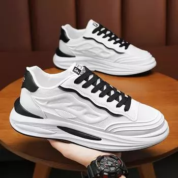 Designer fashion White men casual sneakers outdoor breathable lightweight running shoes platform comfortable tennis shoes 41