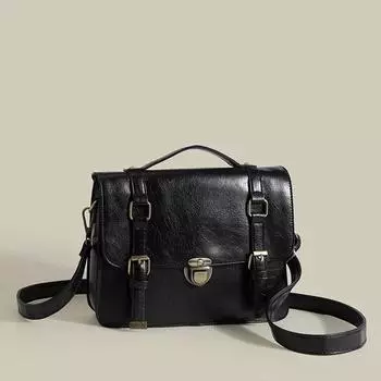 Дизайнерская сумка осень новая ПУ большой емкости роскошный ретро колледж стиль униформа сумка-мессенджер сумка-мессенджер (20cm<Max Length<30cm)