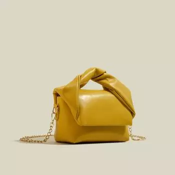 Designer Handbag Women s New PU Soft Leather Small Square Bag Korean Version Fashion Simple Chain Single Shoulder Bag Mini(Max Length<20cm)