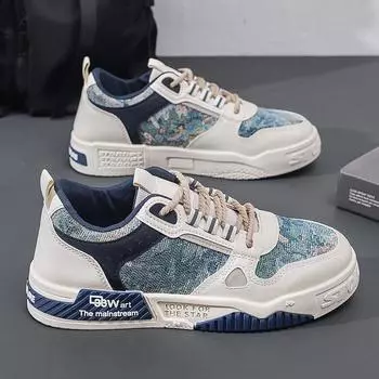 Дизайнерская мужская повседневная обувь, кроссовки на платформе для мужчин, легкая прогулочная обувь, модные мужские кроссовки из вулканизированной стали 39