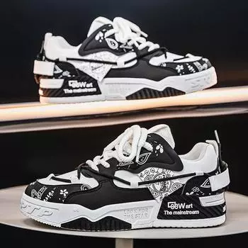 Designer Men s Sneakers Fashion Luxury Comfort Leather Casual Shoes Outdoor Color Matching Breathable Platform Vulcanized Shoes 39