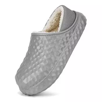 Designer new men s winter plus cotton warm indoor sandals cotton sandals men s shoes home Add cotton for warmth sandals 38-39