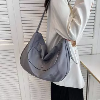 Дизайнерские нейлоновые женские сумки на ремне, школьные сумки-мессенджеры, сумки-тоут, большая вместимость, повседневная сумка-шоппер через плечо для женщин