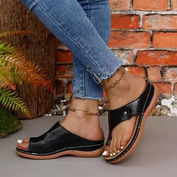 Designer Shoes Flat Bottom Slippers with The Same Women Shoes Summer New Slippers Woven with Comfortable Women s Shoes Casual 35 чёрный