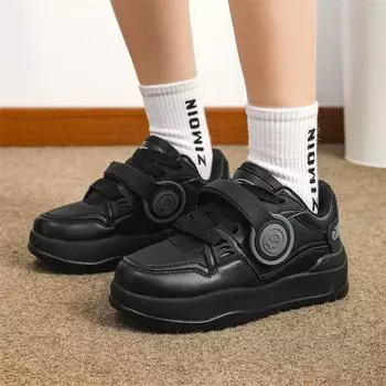 Designer Sneakers Men Women Autumn Shoes Fashion Casual Microfiber Leather Upper Increased Internal Platform Sport Shoes 36