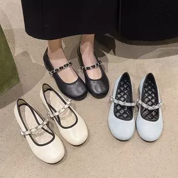 Designer Women Ballet Flats Fashion Ladies Casual Soft Sole Flats Spring Women s Comfort Shallow Ballerina Shoes 35