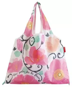 DESIGNERS JAPAN Folding Shopping Bag Eco Bag 2way Large Capacity [Prairie Dog] (Anemone)