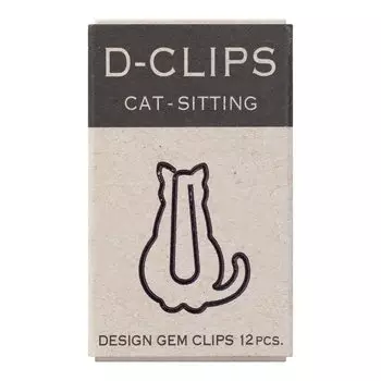 DESIGNPHIL MIDORI Clip D-Clips Mini Box Сидящая кошка Выкройка A 43349006